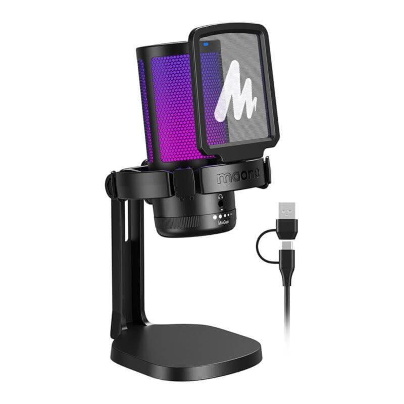 Maono Mikrofon Dgm20 Usb Kondensator Niere Rgb Beleuchtung Gaming - Bild 4