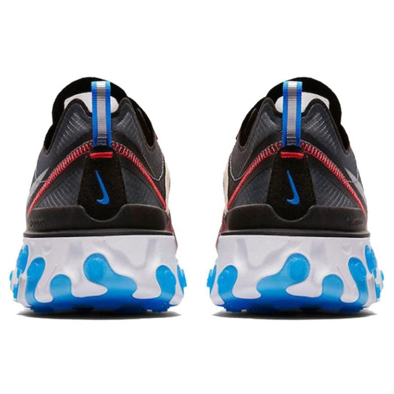 Nike React Element 87 Dark Grey Photo Blue Sneakers AQ1090-003