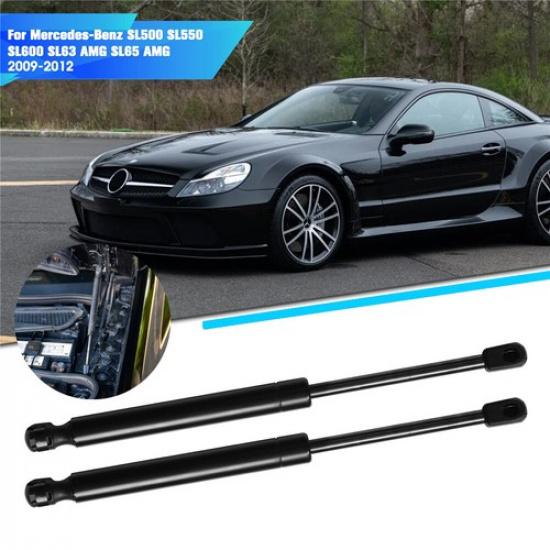 2Pcs Front Hood Lift Support Gas Struts For Mercedes-Benz SL500 SL600 2009-12