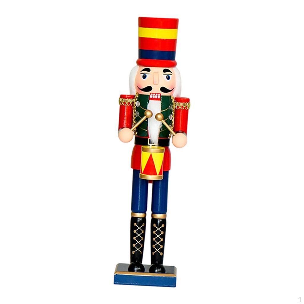 Christmas Nutcracker 15 Inch Collectibles Decoration Wooden Tabletop Ornament