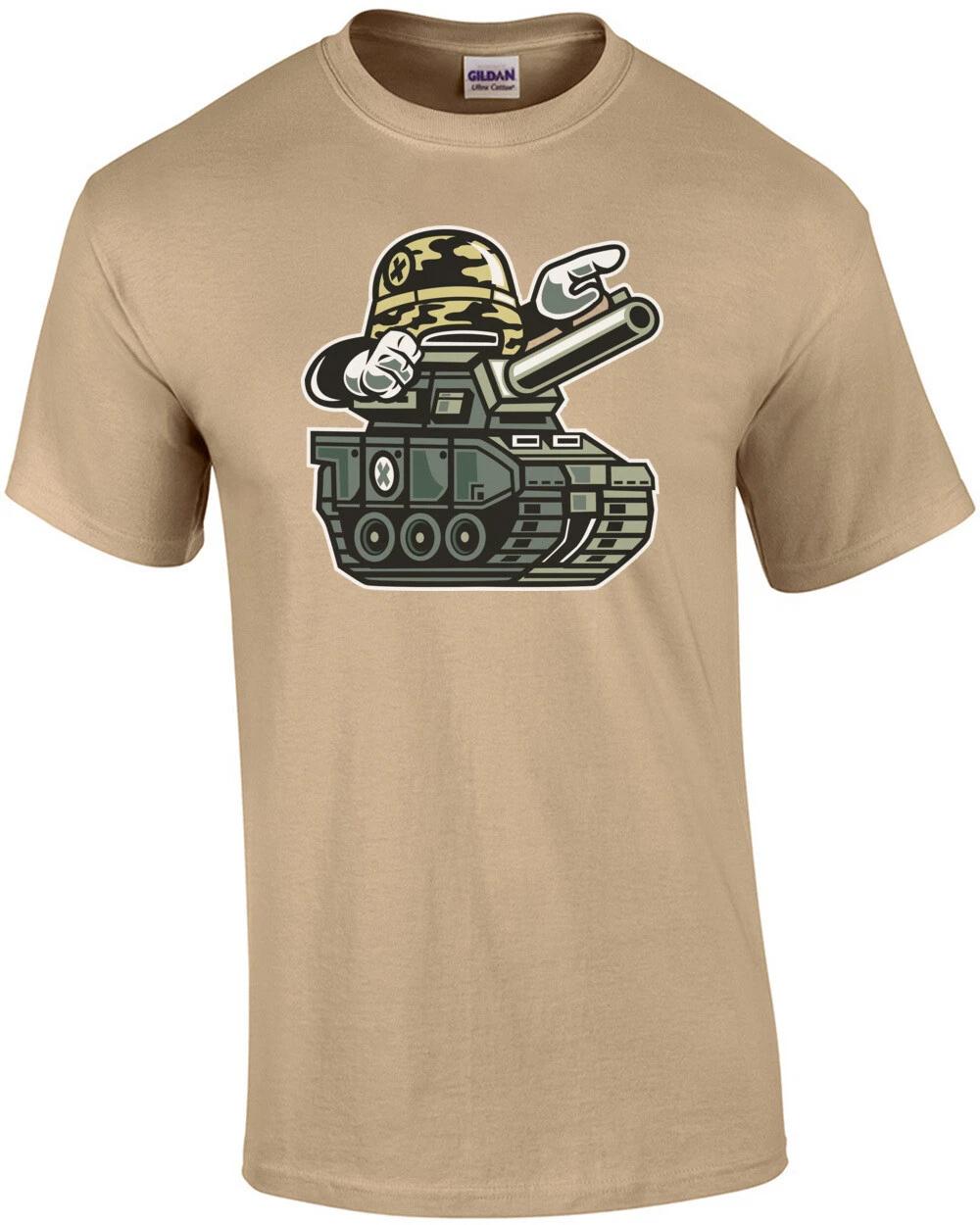 Retro Military Tank T-Shirt 3XL