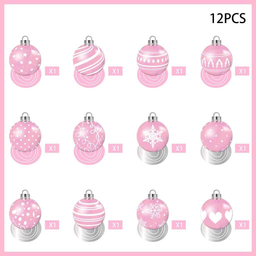 Nový styl, Vánoční téma, Růžová, Papír, Vánoční koule, Spirálový přívěsek, Dekorace pro párty scénu, Dekorativní potřeby
