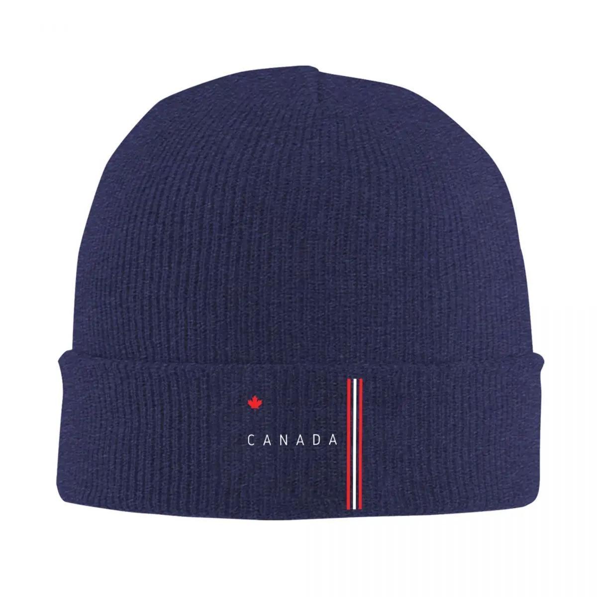 

Canada Flag National Culture Knitted Hat Beanie Autumn Winter Hats Warm Color Caps for Men Women