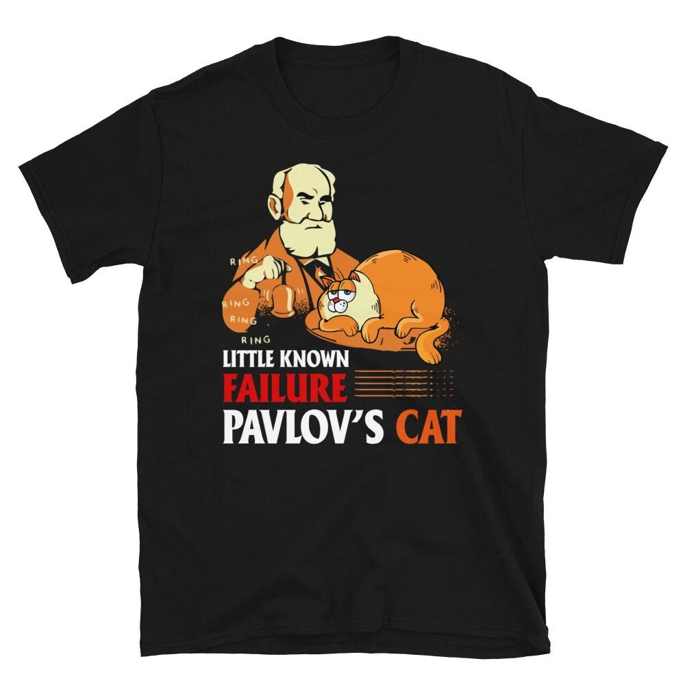 Pavlov s Cat Cute Cat Funny Animal Kitty Cats T-Shirt S