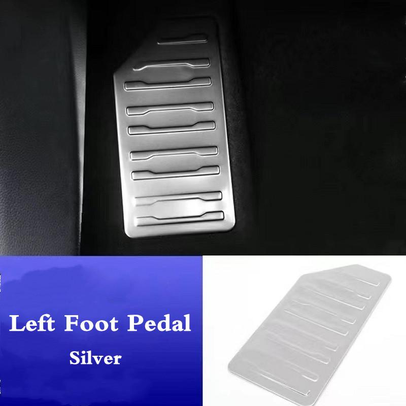

Для GAC GS8 2024 2025 Левая подставка для ноги Педаль Алюминиевый сплав Педаль газа Тормоза Нескользящая накладка Аксессуары 1PCS Silver