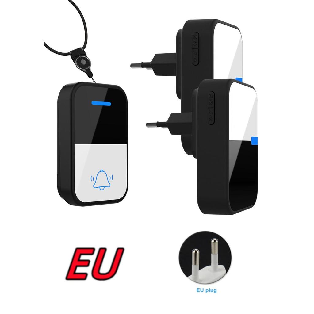 IP44 Waterproof Long-Range Wireless Call Button for Seniors with High Volume Doorbell