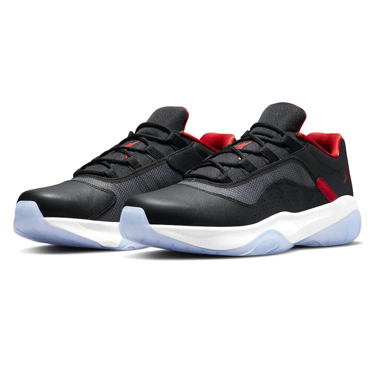 New JORDAN 11 Cmft Low Black Red White CW0784-006