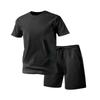 Herren Schnelltrocknendes Sommer Sportset: Kurzarm-T-Shirt & Shorts 2-teilig zum Laufen
