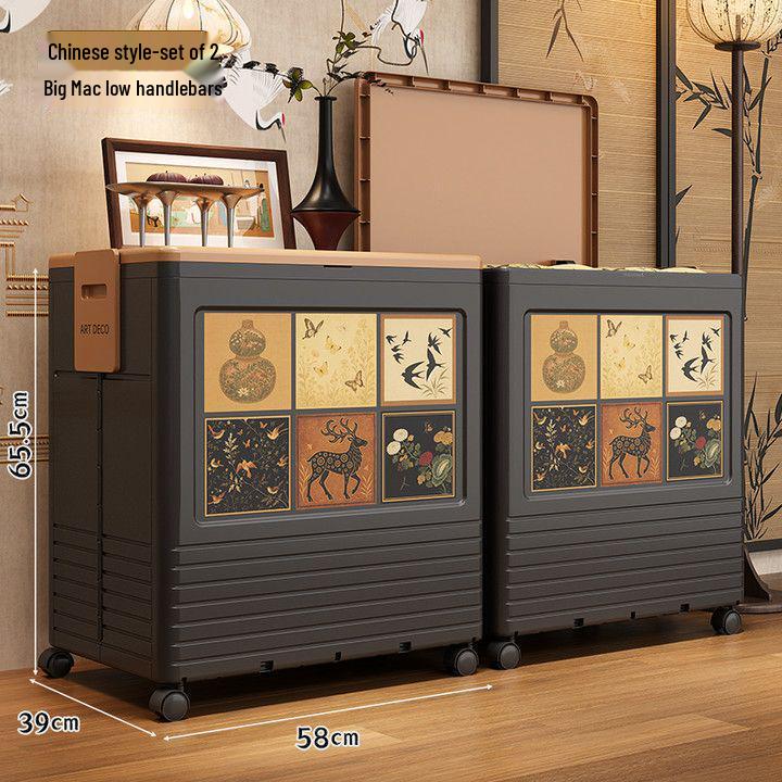 Foldable Clothing Storage Cabinet with 1000+ Add-Ons - Large Capacity, No Installation Needed