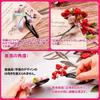 [OTAKUMARKET] Shichi-Go-San / Coming of Age Ceremony Hair Ornaments - Tsumami Zaiku Flower Set (Type C - Red) - For Furisode, Yukata, Japanese