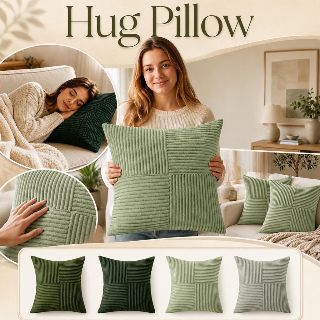 4___0__ Corduroy Throw Cover for Couch, Color Modern Design, Living Room Decorative Cushion Cover