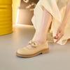Mary Jane women's shoes autumn new soft-soled round head bow shallow mouth loafer casual women's shoes