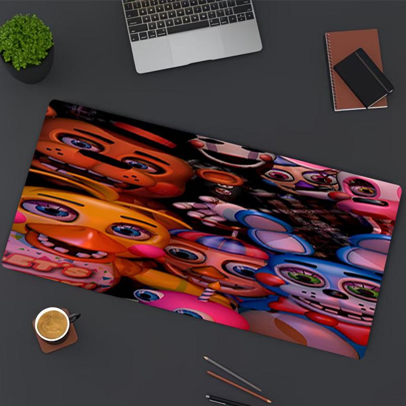Tappetino per Mouse Stampa Five Nights at Freddy's, per Tastiera, Pad per Laptop PC per Ufficio Uso Domestico, Decorazione Scrivania, Regalo di Compleanno Perfetto per Giocatori