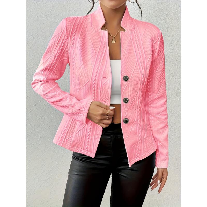Fashion Long Sleeve Autumn and Winter Women Suit Jackets New Buttons Office Elegant Casual Shirts Loose Slim Fit Simple Female Basic Coats Clothing