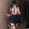 XXOO Erotic Sexy Japanese Anime Girl School Uniform College Student Outfits Cosplay Costume