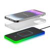 20W Fast Wireless Phone Charger Car Charging Pad with Non-Slip Base 8 Ambient Lights Universal Phone Cordless Charging Mat
