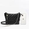 Xiaoxiangfeng leather bag women's new star same stray bag single shoulder messenger chain bag fashionable light luxury
