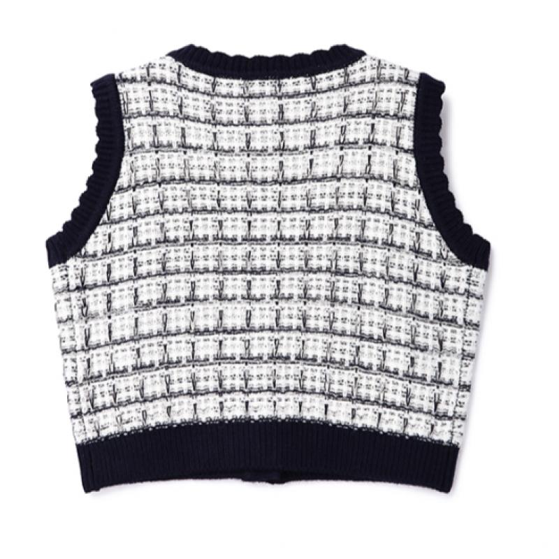 Vestă tricotată din tweed [renoma Kids] R2411k406 11 