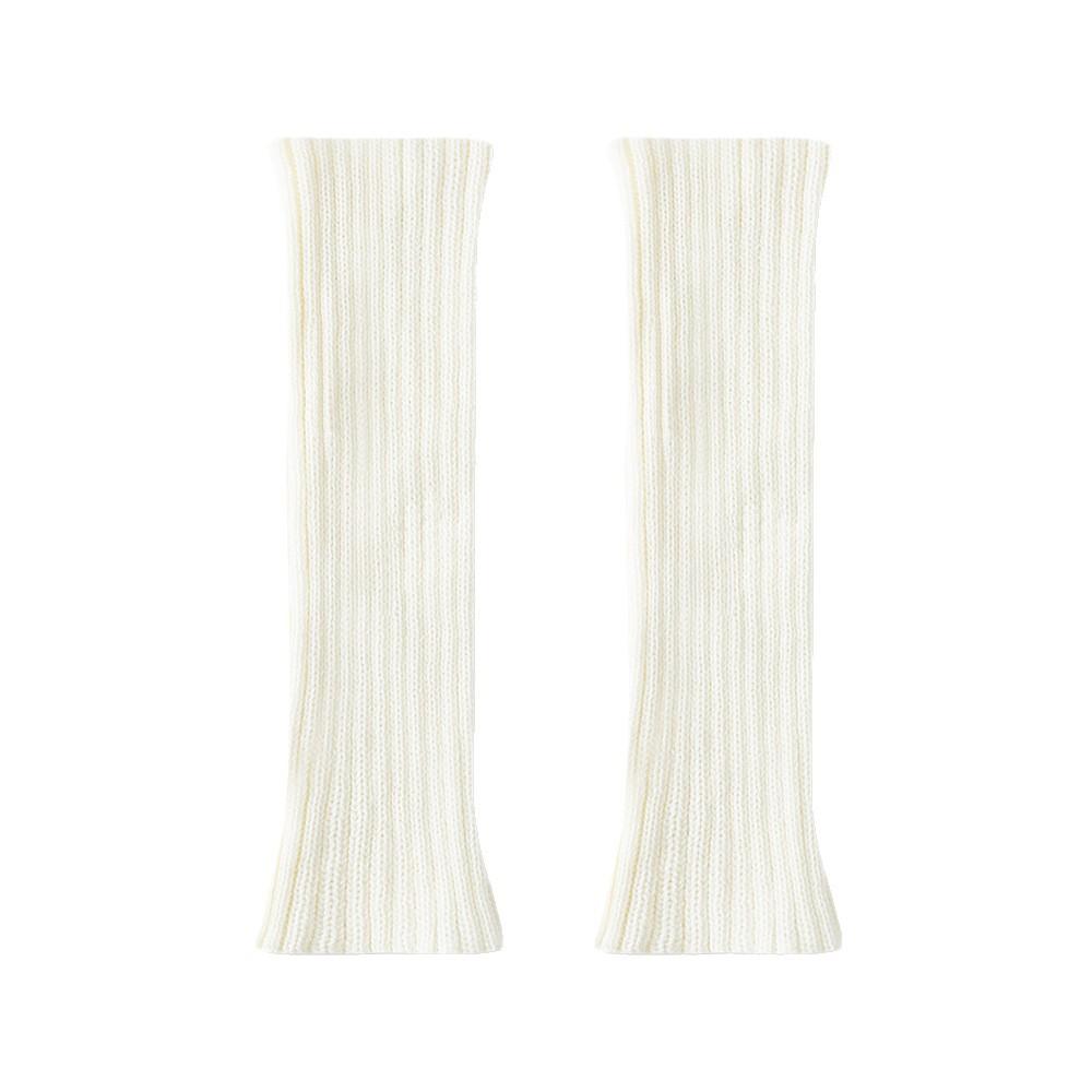 Knitted Sock Snow Boots for Women In Spring and Autumn, Grey Leg Warmers for The Calves, and Warm Pile Socks for Autumn and Winter