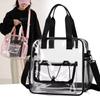 PVC Transparent Swimming Bag Beach Shoulder Crossbody Bag Large Summer Clear Waterproof Fitness Pool Yoga Handbag Sports Tote