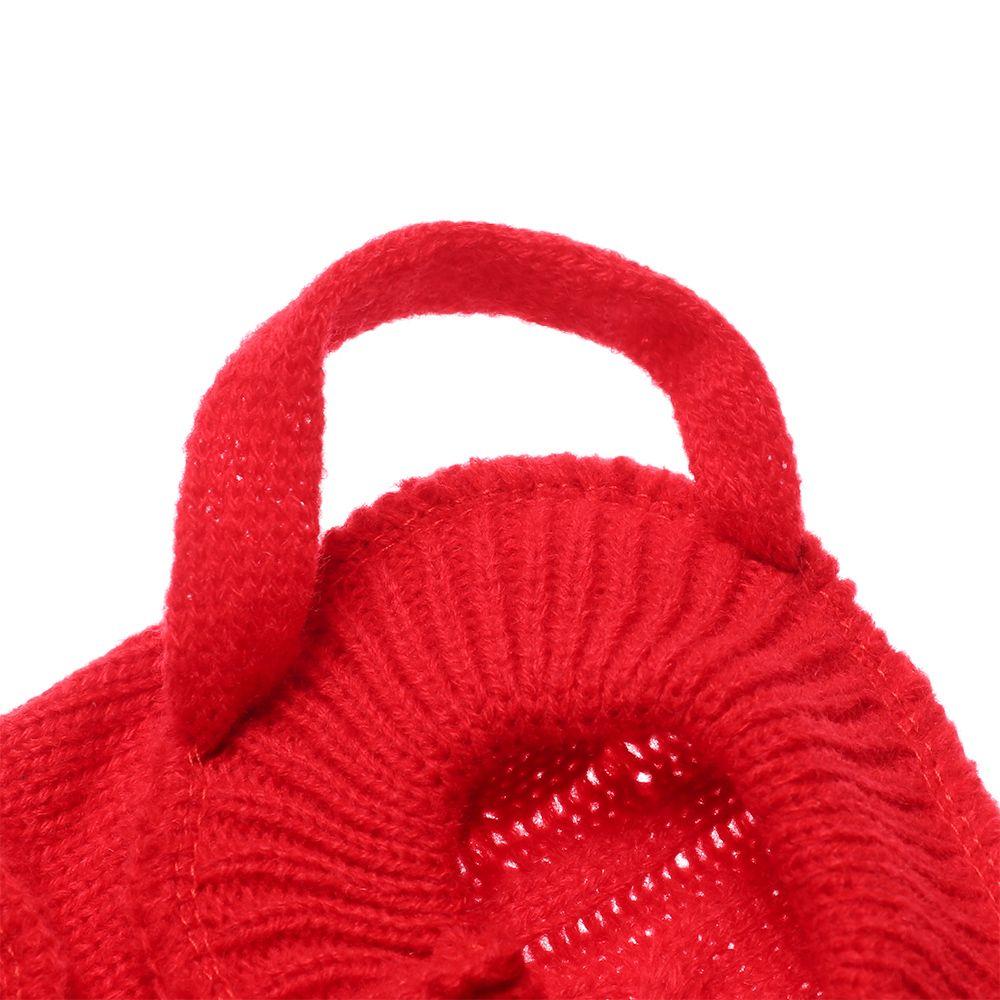 Niedliche Welpenkostüme Winterbekleidung Haustier-Hoodie Mantel Geschirr Weste Gestrickter Haustierpullover Hundepullover