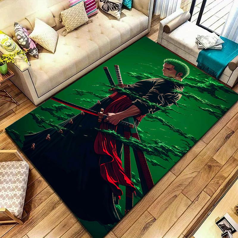 Roronoa Zoro Carpet Rug For Living Room Bedroom Home Sofa Decoration,kids Play Nonslip Floor Mat