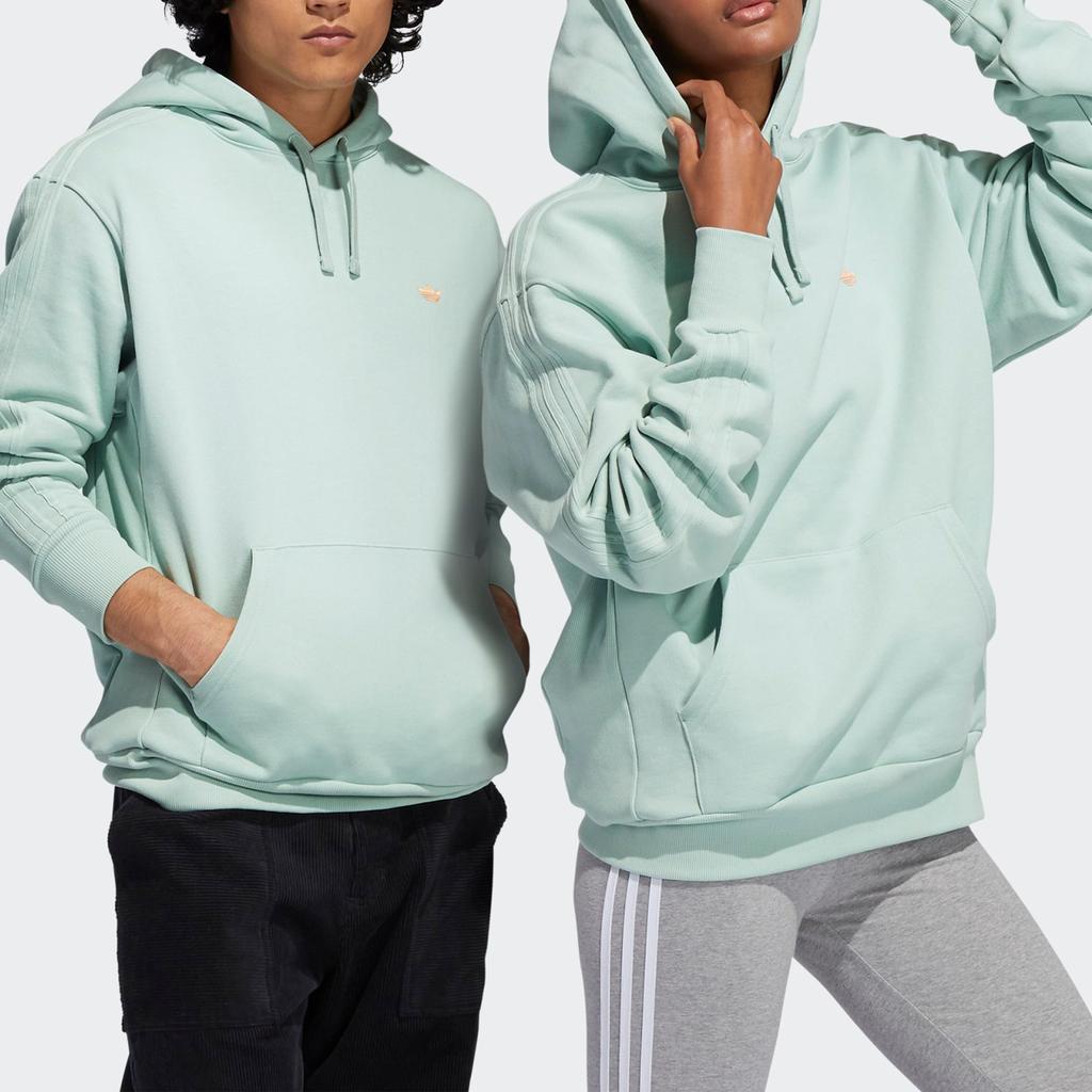 Adidas Originals Shmoo Hoodie Casual Sports Knit Hooded Sweatshirt Men Tops Light-Green FM1389