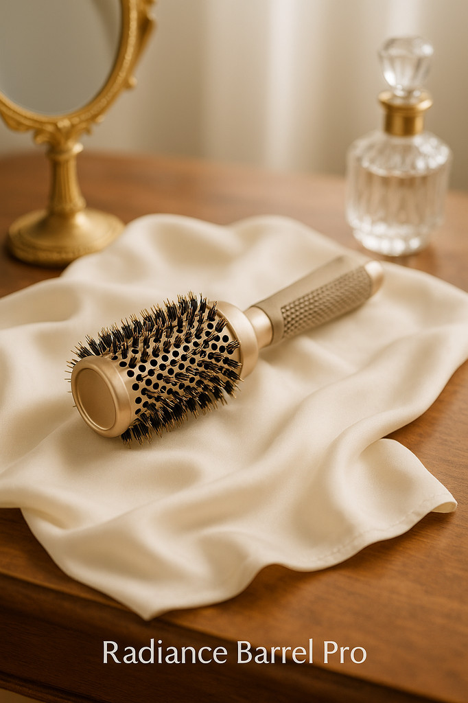 Professionelle Salon-Styling-Werkzeuge, runder Haarkamm, Friseur-Curling-Haarbürsten, Kamm, Fasskamm