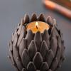 Chinese Lotus Candlestick Ceramic Decoration Home Livingroom Table Candle Holder Ornaments Homestay Hotel Furnishing Accessories