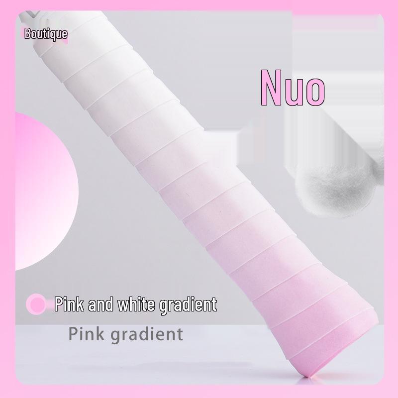 

Женская розовая противоскользящая влагопоглощающая обмотка для ручки бадминтонной и теннисной ракетки