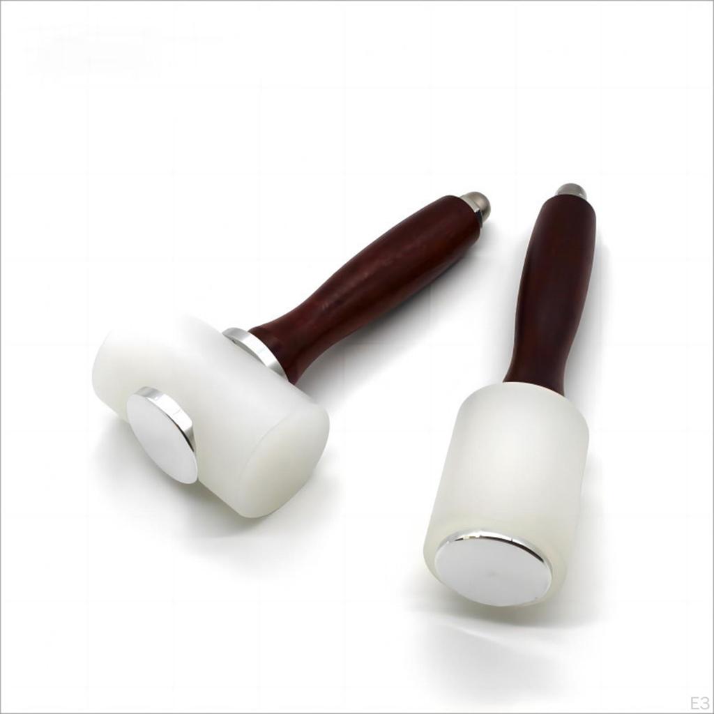 Leather Carving Hammer with Nylon Head, Craft Hammer, Professional