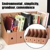 8 Pcs Multifunctional Desk Organizer File Storage Box Cardboard Box Document Organizer Box File Holders Office Supplies