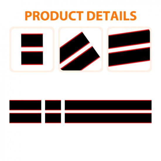 Car Hood Decal Sticker For MINI Cooper F55 F56 Bonnet Engine Cover Racing Stripe