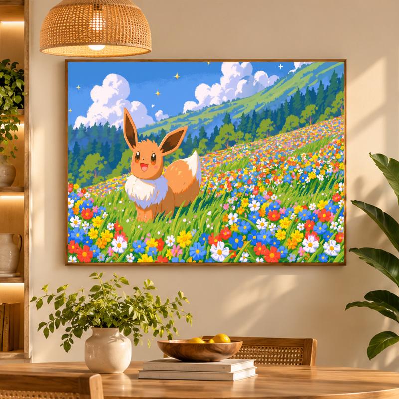 5D Diamond Painting Eevee DIY Full Drill Diamond Art Kit Home Decoration