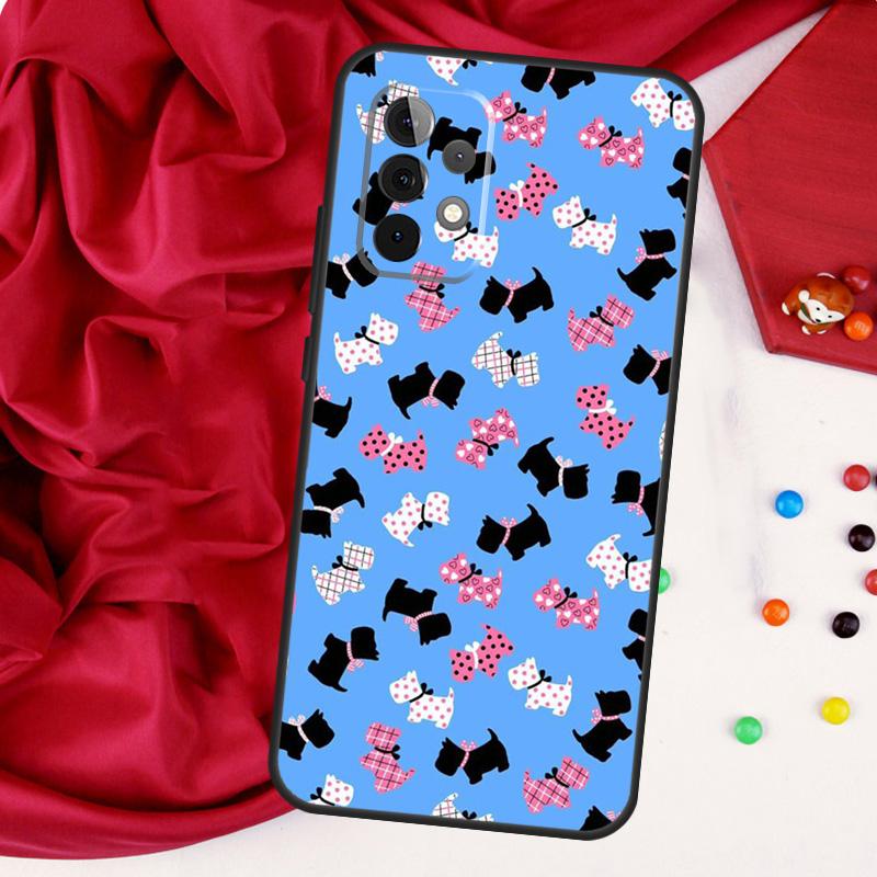 Scottish Terrier Pattern For Samsung Galaxy A56 A36 A26 A16 A05 A06 A22 A32 A52 A54 A34 A14 A55 A15 A53 A33 A35 Case