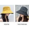 Double-Sided Foldable Bucket Hat For Women Girls Summer Sun Hat Fisherman