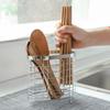 Rectangular Stainless Steel Chopsticks Cage Metal Cutlery Holder Tableware Tube  Spoon