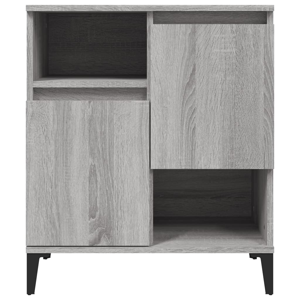 Vidaxl Chest of Drawers, Sonoma Oak Grey, 60X35X70 Cm, Wood-Based Material