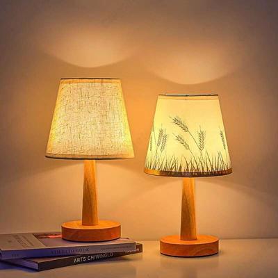 Nordic Bedside Table Lamp Dimmable USB Night Light for Baby Feeding Bedroom Sleep Lamp