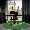 tennis Printed Round Rug Carpet Chair Rug Area Rug Entryway Doormats,for Office Chair Living Room Bedroom Kitchen Room.