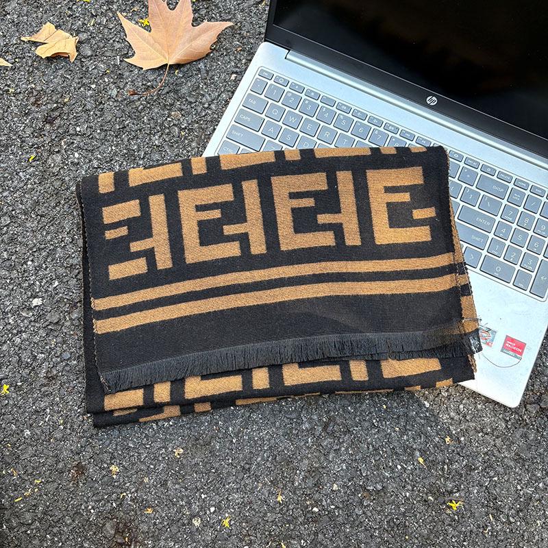 

Женский шарф в клетку класса люкс – Универсальная зимняя шаль и шейный платок из имитации кашемира 35x190 cm