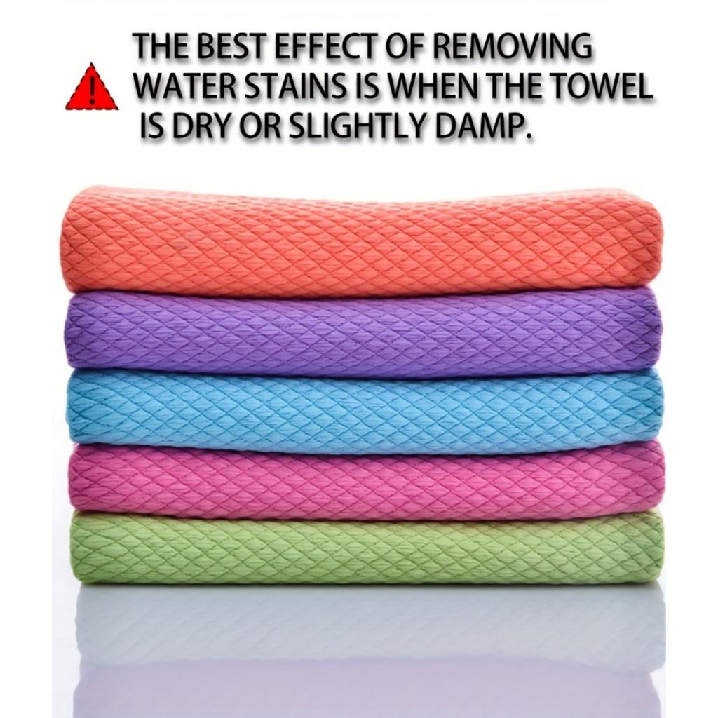 10-1 Cleaning Cloth, Remove Watermark Glass Cloth, Easy and Fast To Remove Water Stains and Watermarks, Kitchen Cleaning and Car Mirror Cleaning