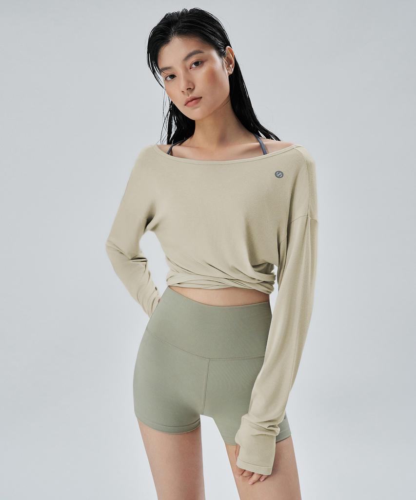 CITYBREEZE ACTIVE Active Airy Long Sleeve Cover-Up_Olive Green