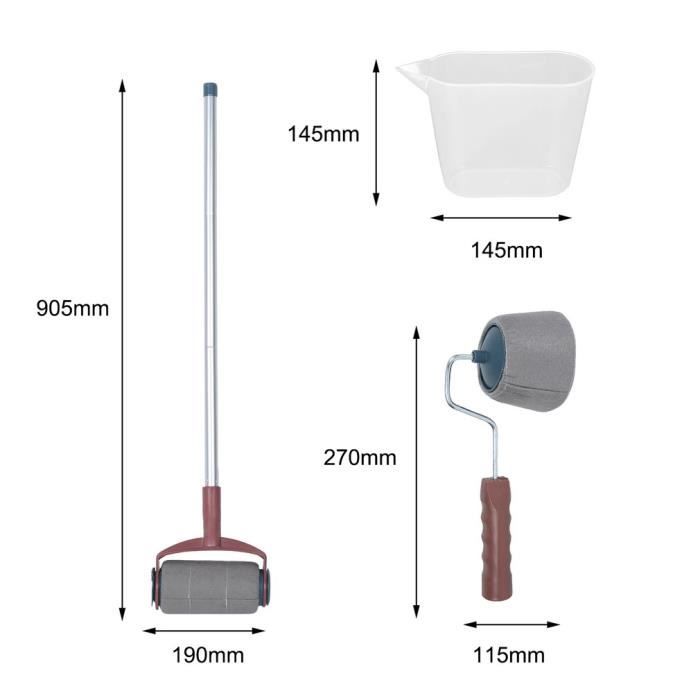 Rouleau de Peinture 9'', Pro-transform votre maison facilement, professionnel multifonctions