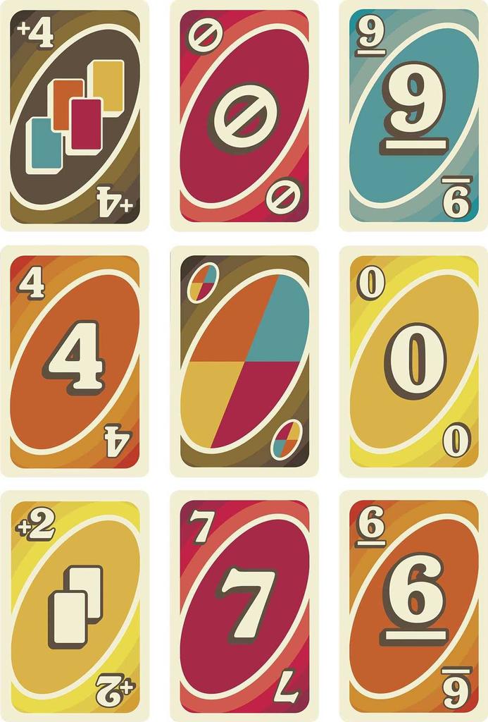 Mattel Game UNO Iconic 1970s Edition 7 and GXV43 [Ages Up]