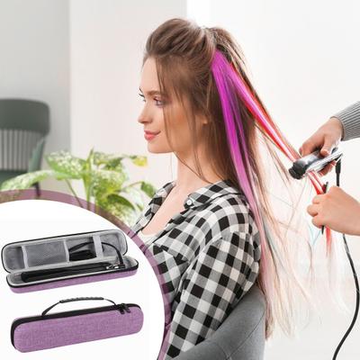 Borsa portaoggetti Yousheng per ferro arricciacapelli, borsa da trasporto con cerniera in EVA, antiurto, multifunzionale, organizer per ferro arricciacapelli