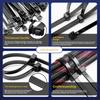Black White Self-Locking Nylon Wire Rope Tie Self-Locking Cable Management  Car Daily Repair