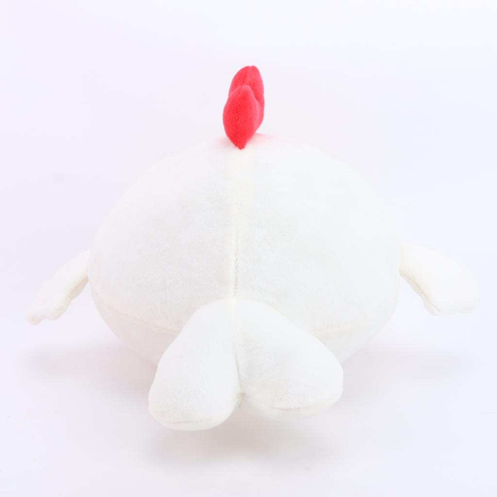 Lindo Pollo Pistola Pollo Blanco Gordito Juguete de Peluche Juego de Pistola de Pollo Merchandising Animal de Peluche Suave Peluche Regalo de Cumpleaños para Fans