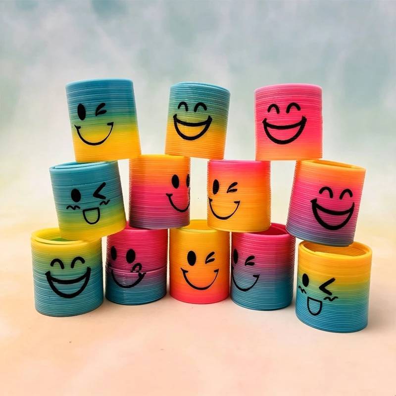 Magic Rainbow Shape Puzzle Toy For Kids With Pvc Spring Circles For Brain Development And Handeye Coordination