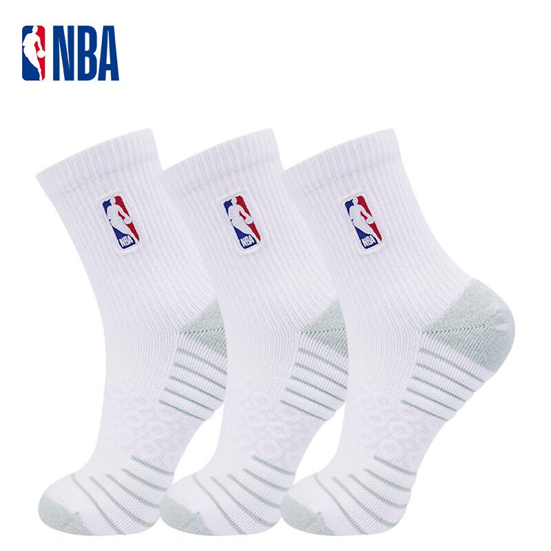 NBA Men s Mid-Calf Sports Socks - 3 Pairs One Size (EU 39-44)